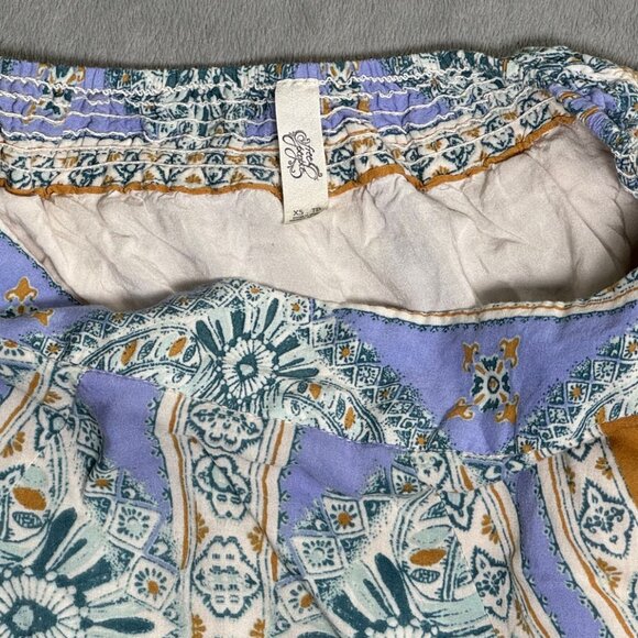 Free People Paisley Handkerchief Skirt - Picture 4 of 9